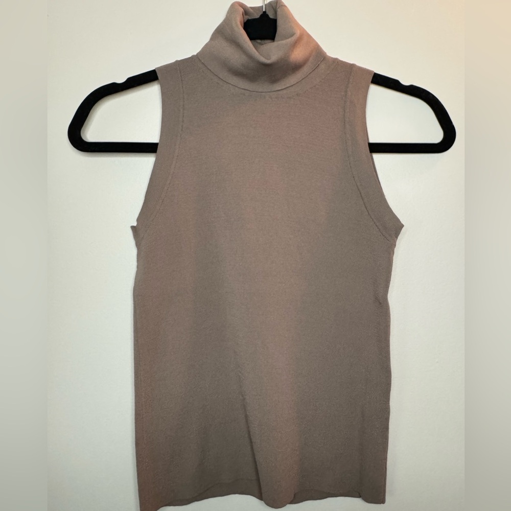 Zara Knit Turtleneck Tank